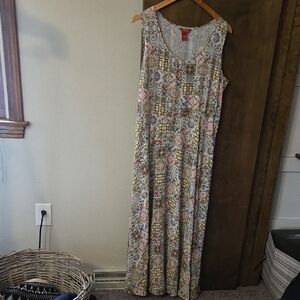 Sundance Multicolor Floral Maxi Dress